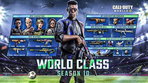 Saiu Passe De Batalha Season 10 Neymar E Messi World Class Muitas Novidades Call Of Duty