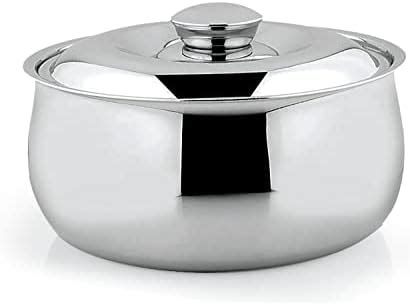 SignoraWare Ml Hot Delight Double Wall Stainless Steel Belly Shape Casserole Insulated