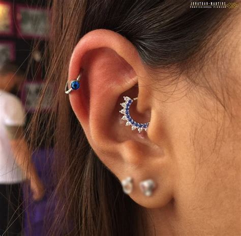 What Is A Daith Piercing Can It Stop Migraines Ear Cuff Piercing