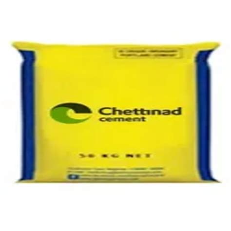 Grey Chettinad PPC Cement Packaging Size 50 Kg At Rs 318 In Hyderabad