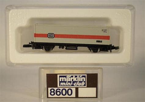 Märklin Mini Club Spur Z 8600 Containerwagen der DB in OVP eBay