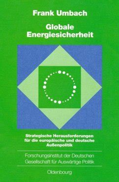 Globale Energiesicherheit von Frank Umbach bei bücher de bestellen