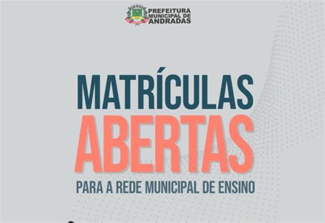 Notícia MatrÍculas Na Rede Municipal De Ensino Para 2024 Saiba O Que