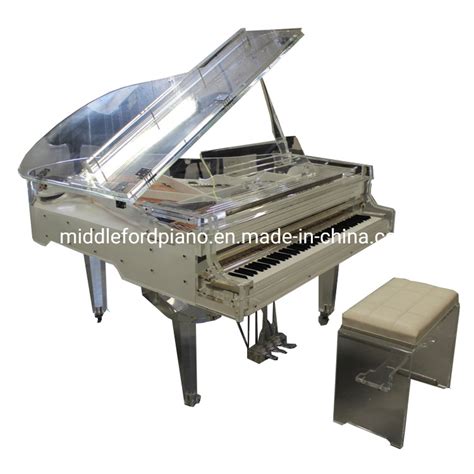 Fully Transparent Crystal Grand Piano Gp A For Sale China Crystal