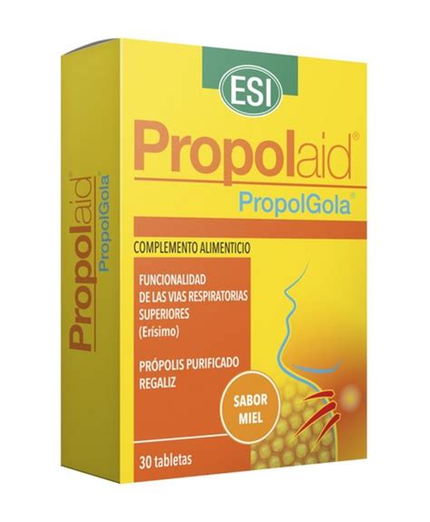 Propolgola Masticable Miel Propolaid 30 Tabletas ESI 8008843007141