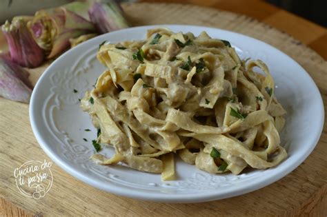 Tagliatelle Con Crema Ai Carciofi Cucina Che Ti Passa Calamari