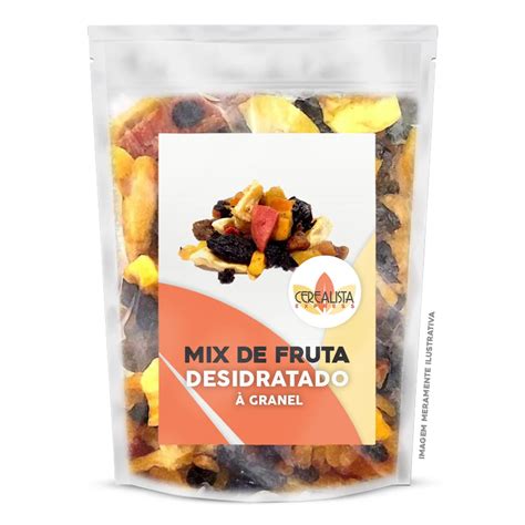 Mix De Frutas Secas Desidratadas Sem Adi O De A Car