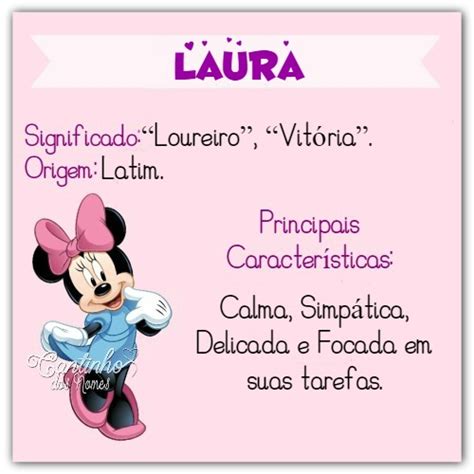 Cantinho Dos Nomes Significado Do Nome Laura