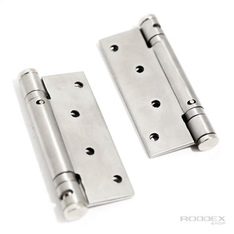 Dobradiça Mola 4x3 Inox Polido Kit 4Pçs Roddex Shop