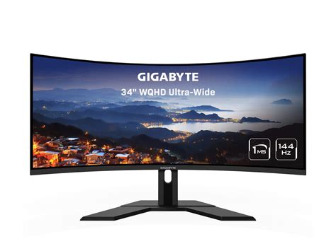 G34WQC Gaming Monitor 主な特徴 ディスプレイ GIGABYTE Japanディスプレイモニター本体