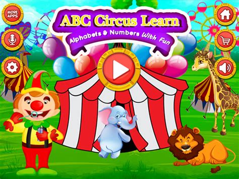 Abc Circus Alphabets And Numbers Iphone And Ipad Game Reviews