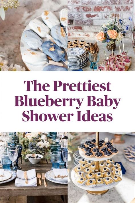 Blueberry Baby Shower Ideas And Inspiration Boy Baby Shower Food