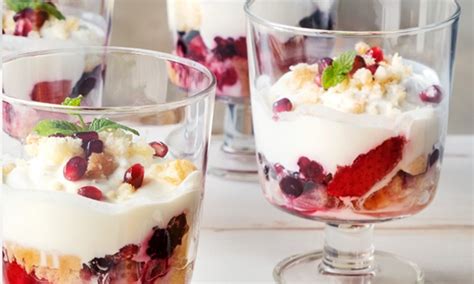 Trifle de frutos vermelhos sem glúten Receitas Pingo Doce