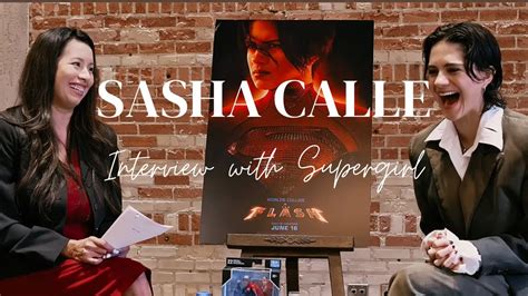 Sasha Calle The Flash Movie Interview First Latina Supergirl YouTube