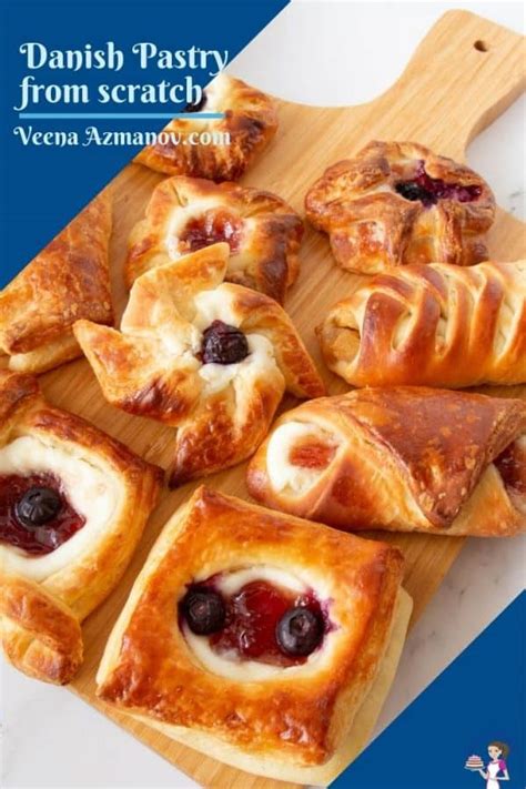 Danish Pastry - Dough, filling, and shaping - Veena Azmanov