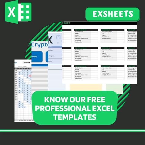 professional excel templates exsheets