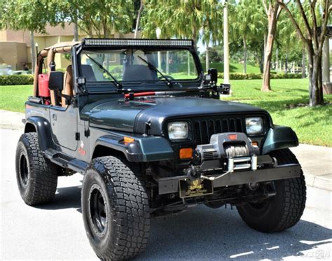 1994 Jeep Wrangler Sahara 4l I6 Manual 4wd Suv Lift Kit Led Light Bar