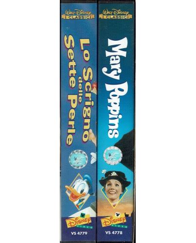 Vhs Cofanetto Mary Poppins Lo Scrigno Delle Sette Perle Walt