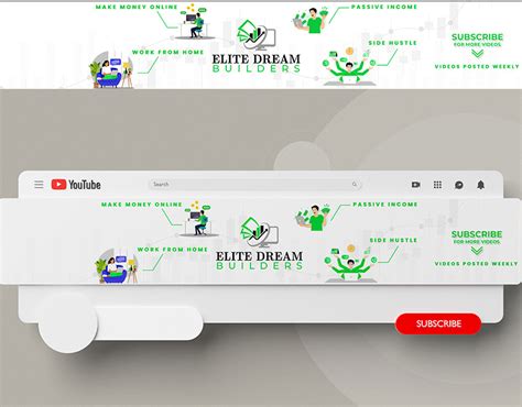 Free Youtube Banner Mockup On Behance Behance