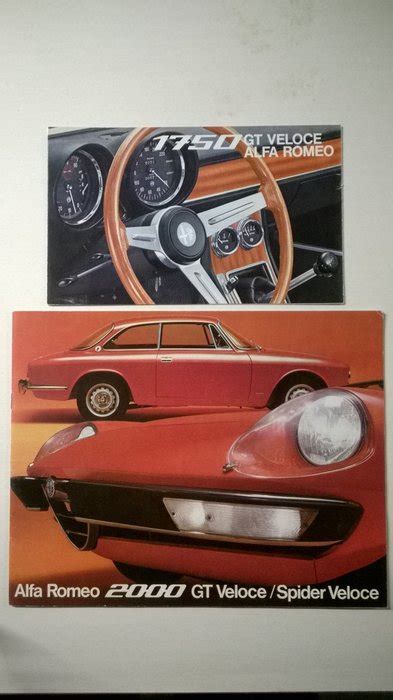 Brochures Catalogues Alfa Romeo Gt Veloce Gt Catawiki