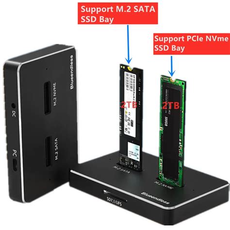 Blueendless M2 Docking Station Usb C Ssd Case Nvme And Ngff Hdd Ssd Docking Station Solid State