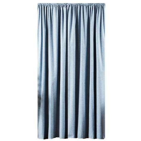 Matoc Designs Readymade Curtain Blackout BlueGrey Taped 230cm W X