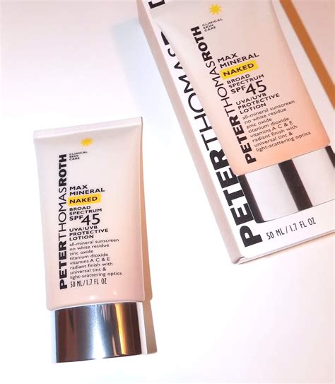 The Beauty Alchemist Peter Thomas Roth Max Mineral Naked Spf Protective Lotion