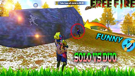 Solo Vs Duo Ultra Noob Gameplay Garena Free Fire Solo Vs Duo Noob