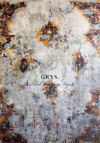 GRYS Textured Decoupage Paper Susan Serfontein Colab Beautiful Wall