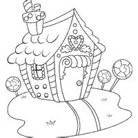 Candy House » Coloring Pages » Surfnetkids