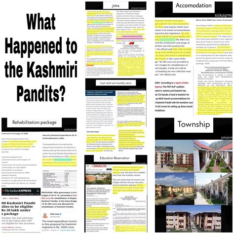 The opportunities given to Kashmiri Pandits (Link in comments with ...