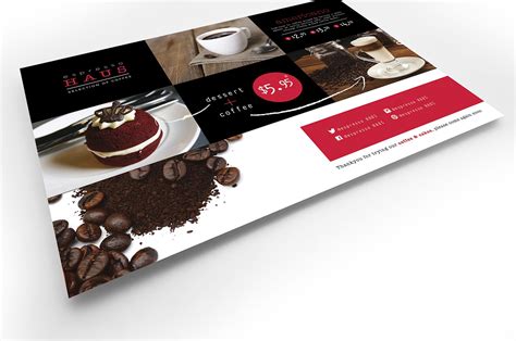 Cafe Menu Flyer Template in PSD, Ai & Vector - BrandPacks