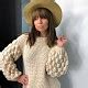 Бежевый свитер - купить в интернет-магазине вязаной одежды Shapar