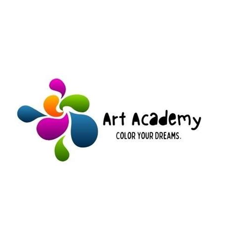 Colorful Art School Logo