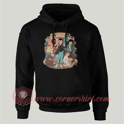 Stranger Anime Custom Design Hoodie Cheap Custom Made T Shirts