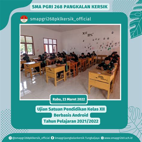 Ujian Satuan Pendidikan Kelas XII TP 2021 2022