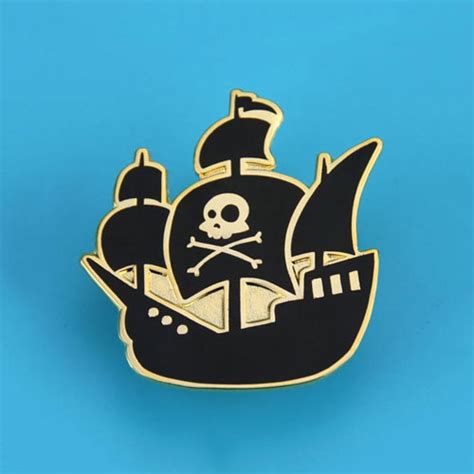 Custom Hard Enamel Pins Personalized Pins Pirate Ship Pins