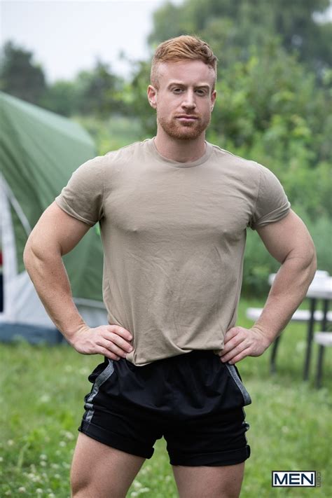 Hot Big Muscle Tattoo Hunk William Seeds Big Uncut Cock Bare Fucking Redheaded Dude Tim James