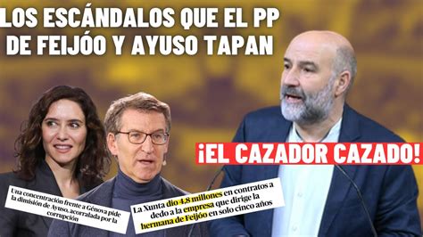 El CAZADOR CAZADO Rego RETRATA al PP de AYUSO y FEIJÓO acorralados