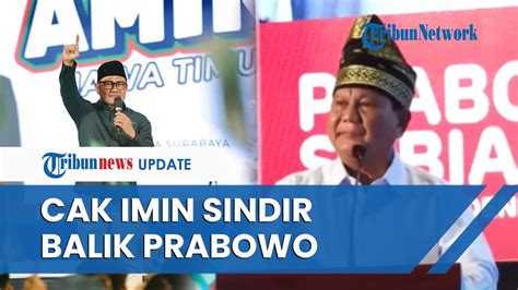 Video Reaksi Menohok Cak Imin Soal Umpatan Prabowo Ke Anies Pemimpin