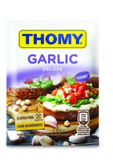 Majoneza garlic Thomy 80 g Tommy Akcija Njuškalo katalozi