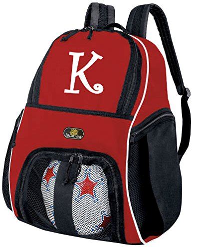 Broad Bay Personalized Soccer Backpack Custom Soccer Ball Bag Red Pricepulse