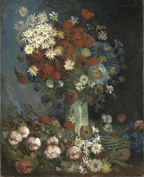 Still life with meadow flowers and roses, 1886 - Vincent van Gogh ...