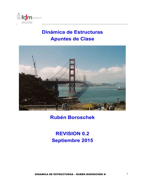 Apuntes Sobre Din Mica De Estructuras