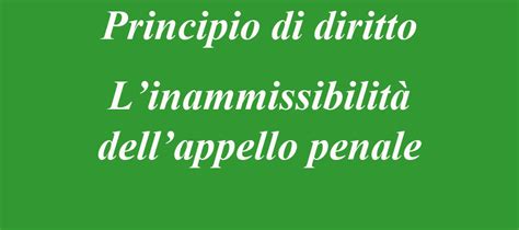 Termini Appello Sentenza Giudice Di Pace Penale