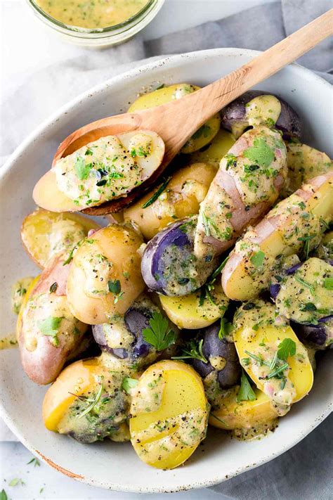 Fingerling Potatoes With Lemon Herb Dressing Jessica Gavin