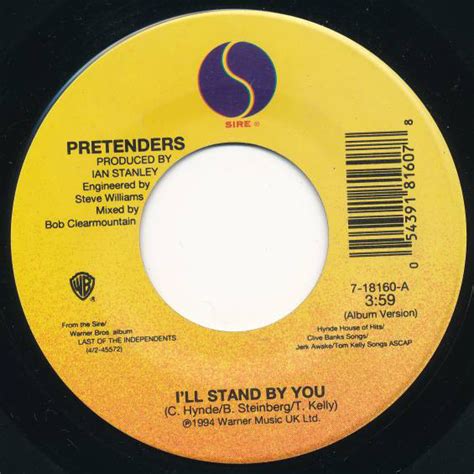 Pretenders – I'll Stand By You (1994, Vinyl) - Discogs