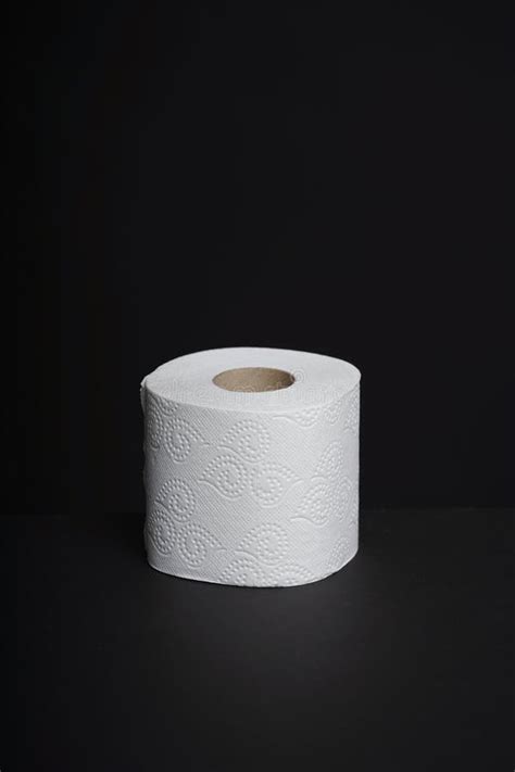 Toilet Paper Rolls On A Black Background Cheap Toilet Wipes For