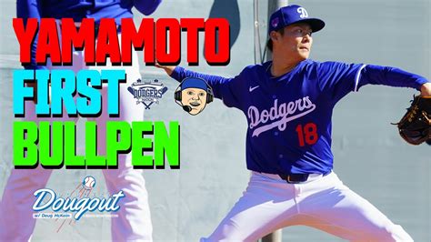 Yoshinobu Yamamoto First Bullpen Highlights, Breakdown, Get to Know ...