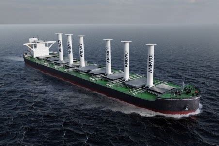 Approval In Principle Awarded For Anemoi Rotor Sails Dry Bulk